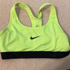 Nike pro bra